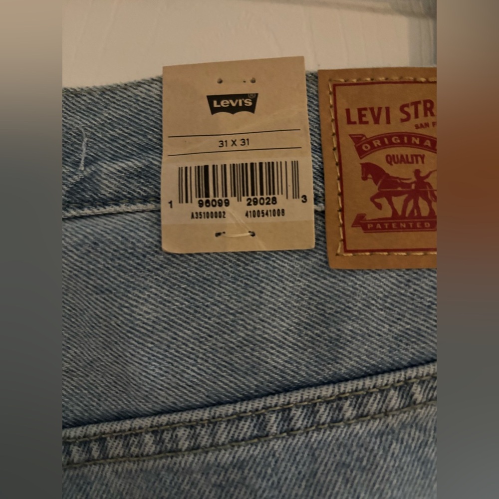 Levi's 94’ Baggy Women's Light Blue Straight Leg Jeans - Picture 5 of 11